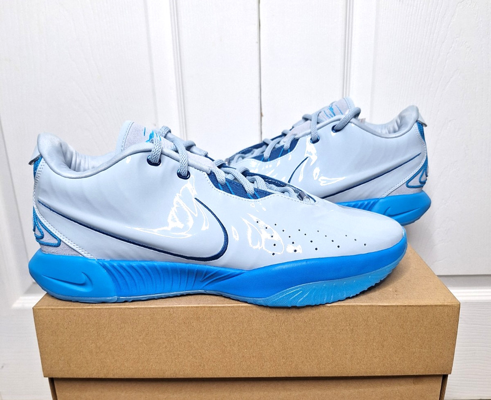 Nike LeBron XXI 21 Textile Armory Blue FQ4052-400 size 13 No Box